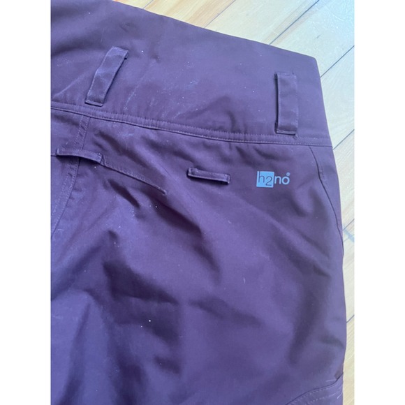 Patagonia Waterproof Insulated Ski Snowboard Pants Womens Medium Plum - Picture 10 of 10